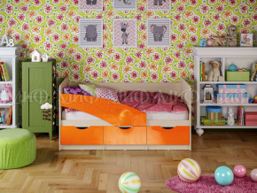 Кровать Бабочки 1800 Оранжевый металлик в Осе - osa.magazinmebel.ru | фото - изображение 1