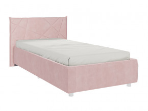 Кровать Бест 900 велюр нежно-розовый в Осе - osa.magazinmebel.ru | фото