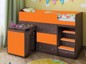 Кровать чердак Малыш 70х160 бодега-оранжевый в Осе - osa.magazinmebel.ru | фото
