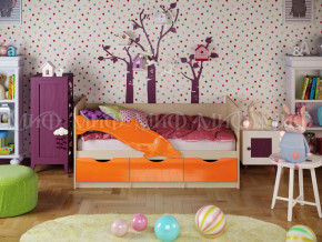 Кровать Дельфин-1 1800 Оранжевый металлик в Осе - osa.magazinmebel.ru | фото - изображение 1