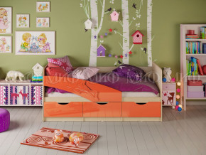 Кровать Дельфин 1600 Оранжевый металлик в Осе - osa.magazinmebel.ru | фото
