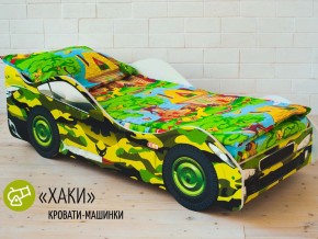 Кровать детская машина Хаки в Осе - osa.magazinmebel.ru | фото - изображение 1