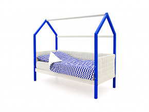 Кровать-домик мягкий Svogen сине-белый в Осе - osa.magazinmebel.ru | фото - изображение 1