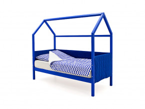 Кровать-домик мягкий Svogen синий в Осе - osa.magazinmebel.ru | фото - изображение 1