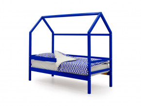 Кровать-домик Svogen с бортиком синий в Осе - osa.magazinmebel.ru | фото