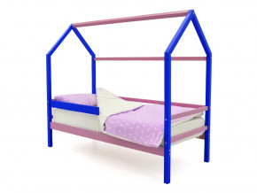 Кровать-домик Svogen с бортиком синий-лаванда в Осе - osa.magazinmebel.ru | фото - изображение 1