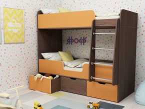 Кровать двухъярусная Малыш двойняшка бодега-оранжевый в Осе - osa.magazinmebel.ru | фото