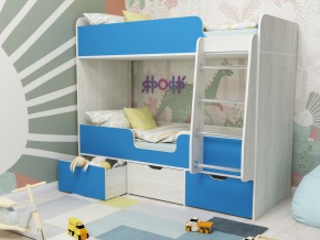 Кровать двухъярусная Малыш двойняшка винтерберг-голубой в Осе - osa.magazinmebel.ru | фото - изображение 1