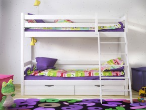Кровать двухъярусная Сонечка с ящиками и лестницей в Осе - osa.magazinmebel.ru | фото - изображение 2