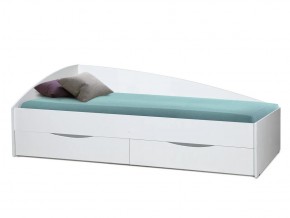 Кровать Фея-3 асимметричная 1900х800 белый в Осе - osa.magazinmebel.ru | фото - изображение 1