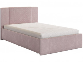 Кровать Хлоя 1200 велюр нежно-розовый в Осе - osa.magazinmebel.ru | фото - изображение 1