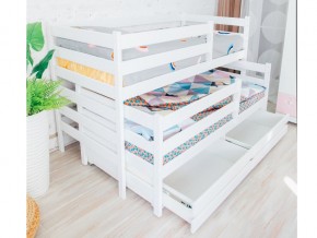 Кровать из массива с выдвижным спальным местом Матрешка Эко в Осе - osa.magazinmebel.ru | фото - изображение 2
