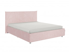 Кровать Квест 1600 велюр нежно-розовый в Осе - osa.magazinmebel.ru | фото - изображение 1