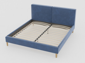 Кровать Линси 1200 синий в Осе - osa.magazinmebel.ru | фото - изображение 1