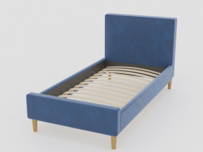 Кровать Линси 900 синий в Осе - osa.magazinmebel.ru | фото - изображение 1