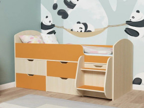 Кровать Малыш-7 Дуб-Оранжевый в Осе - osa.magazinmebel.ru | фото - изображение 1