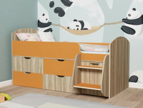 Кровать Малыш-7 Ясень-оранж в Осе - osa.magazinmebel.ru | фото