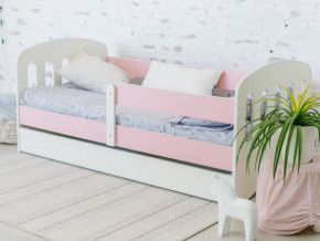 Кровать Малыш с ящиком розовый в Осе - osa.magazinmebel.ru | фото - изображение 1