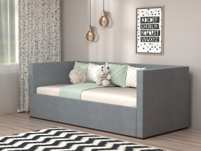 Кровать мягкая с подъёмным механизмом арт. 030 серый в Осе - osa.magazinmebel.ru | фото - изображение 1