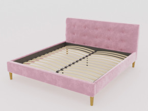 Кровать Пайли 1200 розовый в Осе - osa.magazinmebel.ru | фото - изображение 1