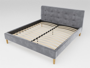 Кровать Пайли 1400 серый в Осе - osa.magazinmebel.ru | фото - изображение 1