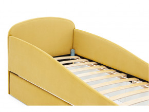 Кровать с ящиком Letmo горчичный (велюр) в Осе - osa.magazinmebel.ru | фото - изображение 3