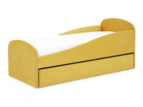 Кровать с ящиком Letmo горчичный (велюр) в Осе - osa.magazinmebel.ru | фото - изображение 9