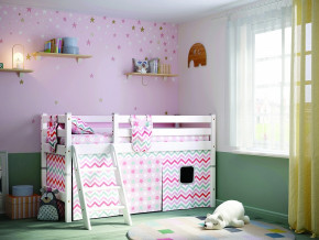 Кровать с наклонной лестницей Соня Вариант 12 белая в Осе - osa.magazinmebel.ru | фото