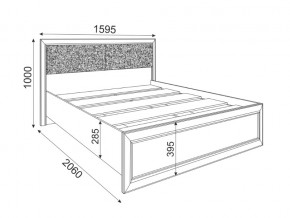 Кровать с настилом 1400 Саванна М04 в Осе - osa.magazinmebel.ru | фото - изображение 2