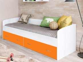 Кровать с выкатными ящиками Винтерберг, оранжевый в Осе - osa.magazinmebel.ru | фото - изображение 1