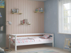 Кровать с задней защитой Соня Вариант 2 белая в Осе - osa.magazinmebel.ru | фото - изображение 1
