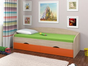 Кровать Соня 2 сонома-оранжевый в Осе - osa.magazinmebel.ru | фото