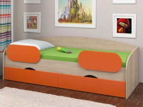 Кровать Соня 2 сонома-оранжевый в Осе - osa.magazinmebel.ru | фото - изображение 2