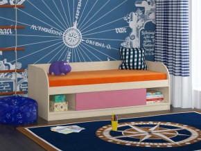 Кровать Соня 4 дуб молочный-розовый в Осе - osa.magazinmebel.ru | фото