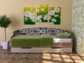 Кровать Юниор Тип 2 Микровелюр-марки 800х1600 в Осе - osa.magazinmebel.ru | фото - изображение 1