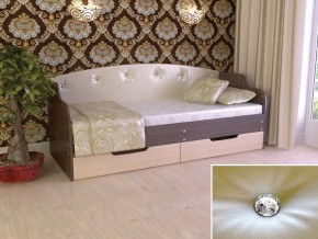 Кровать Юниор Тип 2 Венге/дуб молочный 800х1600 в Осе - osa.magazinmebel.ru | фото