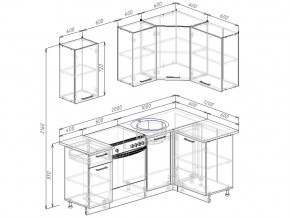 Кухонный гарнитур Бланка 2000х1200 в Осе - osa.magazinmebel.ru | фото - изображение 2