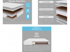 Матрас Sleep Nova шириной 1400 мм в Осе - osa.magazinmebel.ru | фото - изображение 2