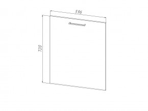 П 60 Комплект для посудомоечной машины 600 мм (цоколь + фасад) ЛДСП в Осе - osa.magazinmebel.ru | фото