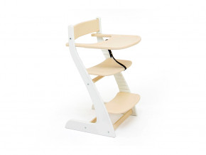 Растущий стул Усура со столиком бело-бежевый в Осе - osa.magazinmebel.ru | фото - изображение 1