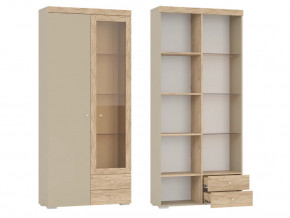 Шкаф 2-х дверный со стеклом и двумя ящиками Палермо 6-87002 в Осе - osa.magazinmebel.ru | фото - изображение 1