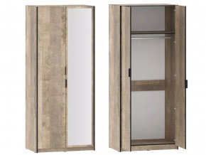 Шкаф для одежды Фолк НМ 014.03 фасад с зеркалом в Осе - osa.magazinmebel.ru | фото