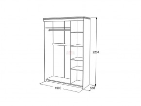 Шкаф купе 3-х дверный Ольга 13 в Осе - osa.magazinmebel.ru | фото - изображение 3