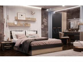 Спальня Ким Графит софт, сонома в Осе - osa.magazinmebel.ru | фото