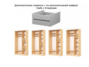 Тумба с двумя ящиками в шкаф МТ-6-57 в Осе - osa.magazinmebel.ru | фото