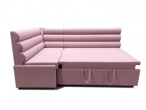 Угловой диван Призма Валики со спальным местом розовый в Осе - osa.magazinmebel.ru | фото - изображение 3